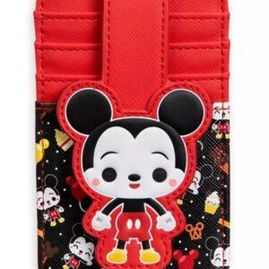 MICKEY MOUSE DISNEY PARKS FOOD ICONS CARD WALLET New
